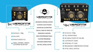 differences between veronte autopilot 1x and