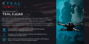 red cat partners with athena ai for artificial intelligence and computer vision on new teal 2 military drone