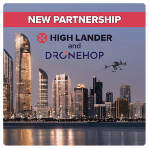 high lander partners with dronehop of dubai