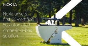 nokia unveils first ce certified 5g automated drone in a box solution for secure reliable public sector and industrial operations