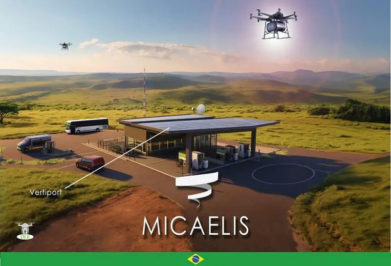 brazilian drone delivery startup micaelis vertiport joins drone logistics ecosystem