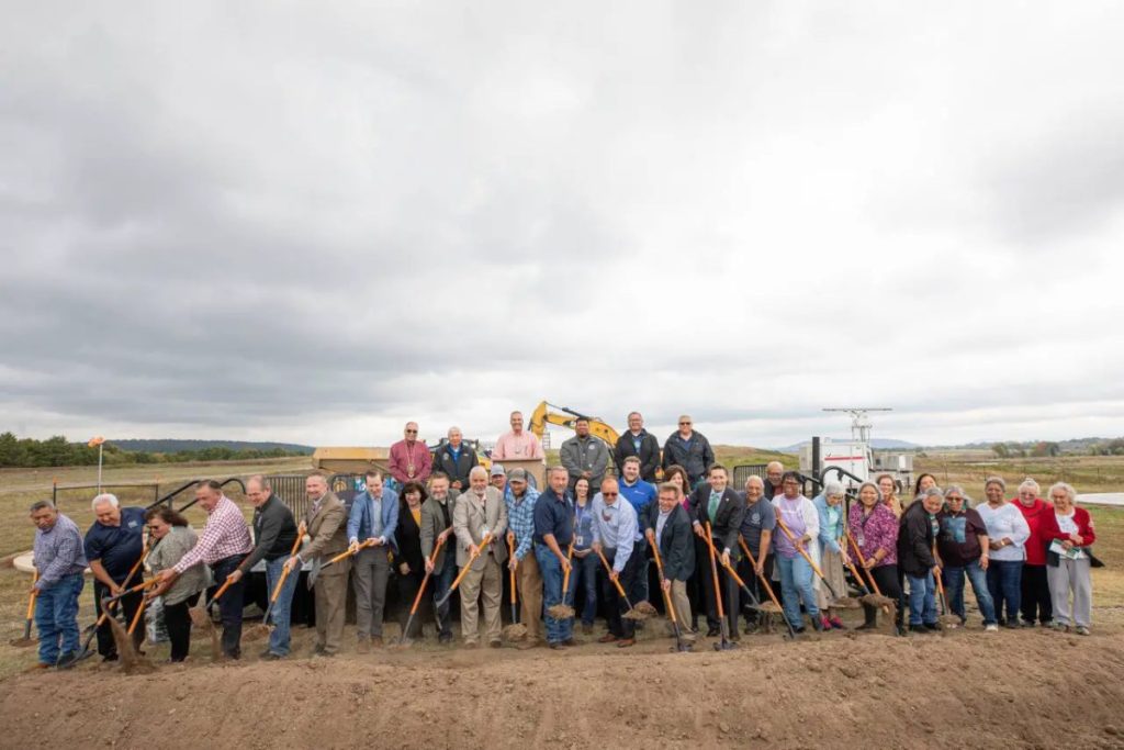 choctaw nation holds groundbreaking ceremony for emerging aviation technology center