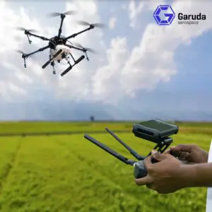 department of fertilizers enlists garuda aerospace kisan drones across india as part of vikshit bharat sankalp yatra