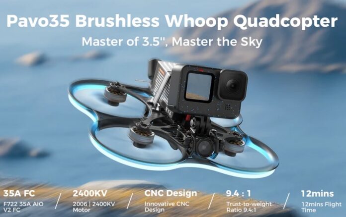 betafpv pavo35 powerful cinewhoop for gopro 12