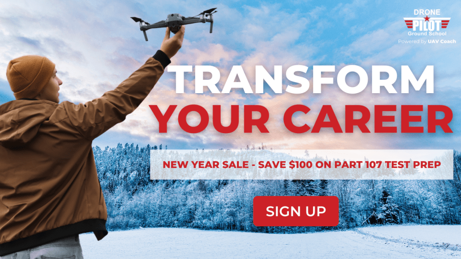 new year sale offers 100 off drone pilot ground school part 107 test prep