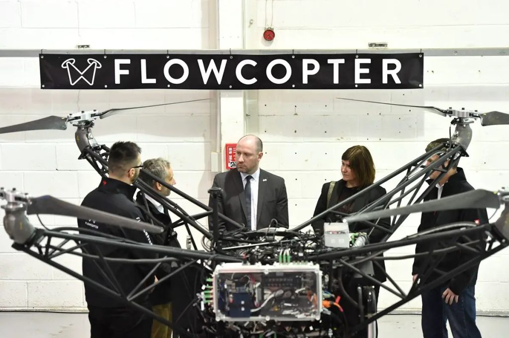 flowcopter lands funding from scottish enterprise to develop greener greater drones to rival helicopters