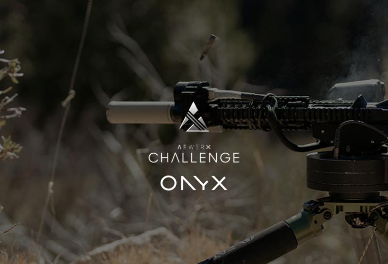 onyx competes in afwerx challenge presents sentry rws remote weapon system during expedient basing showcase in las vegas nv