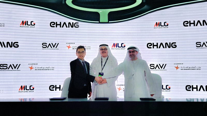 multi level group ehang and adio seal strategic collaboration to drive evtol development in the uae