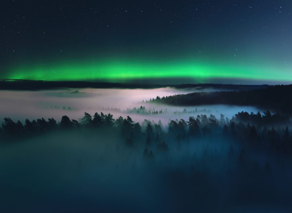 northern lights 5 incredible drone photos show this weeks insane aurora borealis