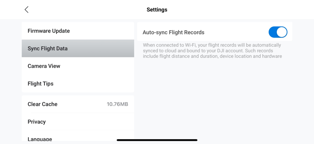 dji to disable flight records sync in the u s and remove thumbnail previews globally