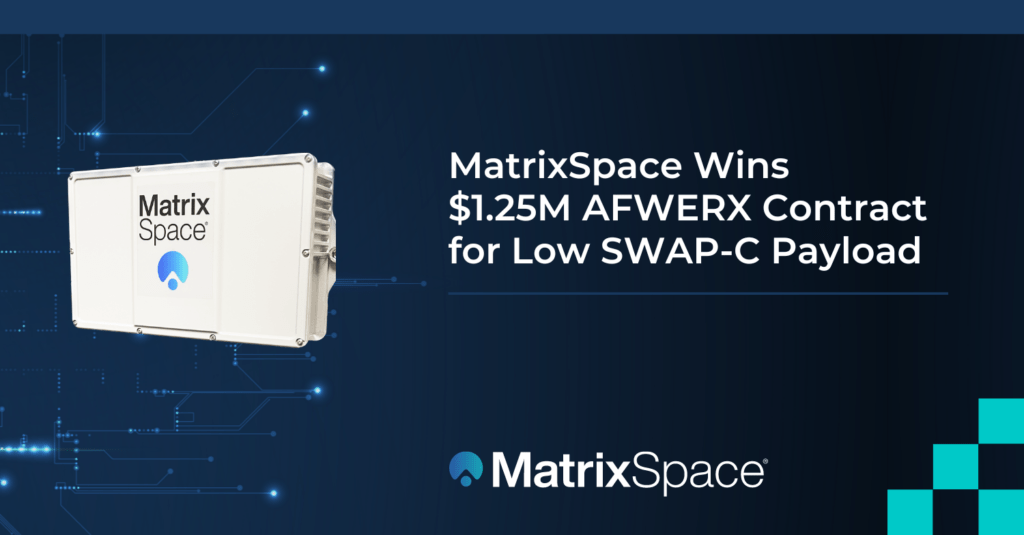 matrixspace awarded 1 25m afwerx contract for uas sensor development