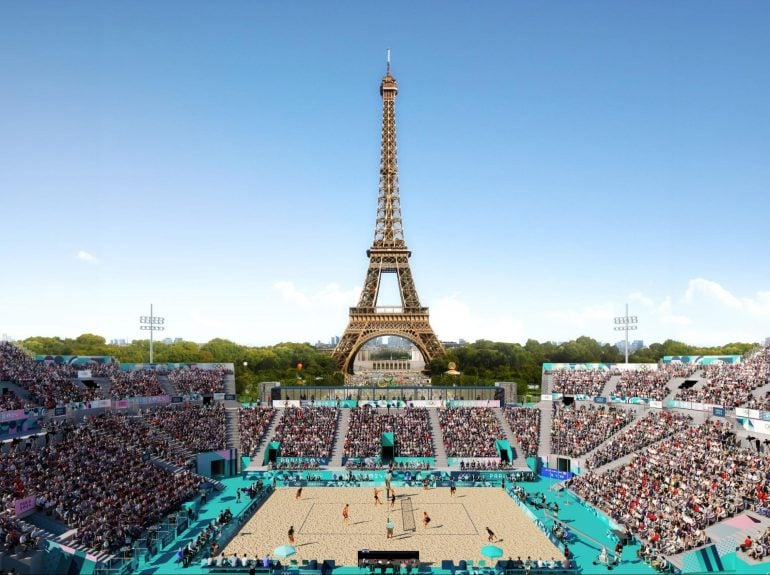 6 drone photos from france to prepare for the 2024 olympics