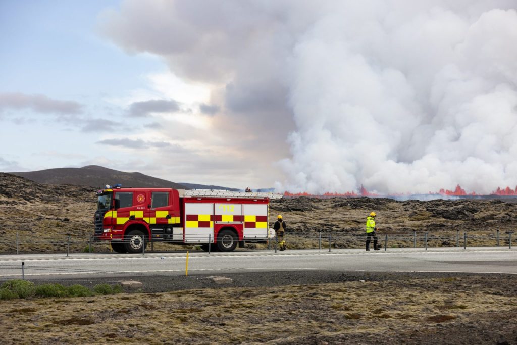 how iceland police use drones in wake of volcano eruptions