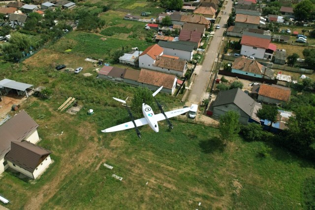 skyy network and medlife use eiger drones to transport std tests collected at electric castle providing same day results directly in the app