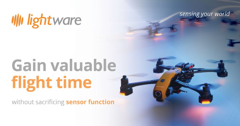 lightware rethinking sensor payload and flight times