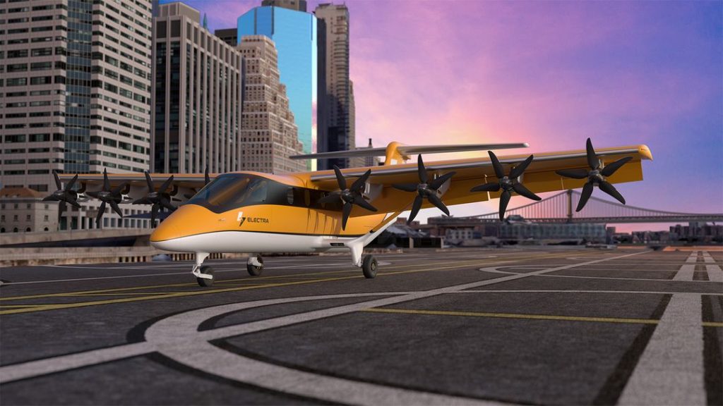 electra reveals design for el9 ultra short hybrid electric aircraft