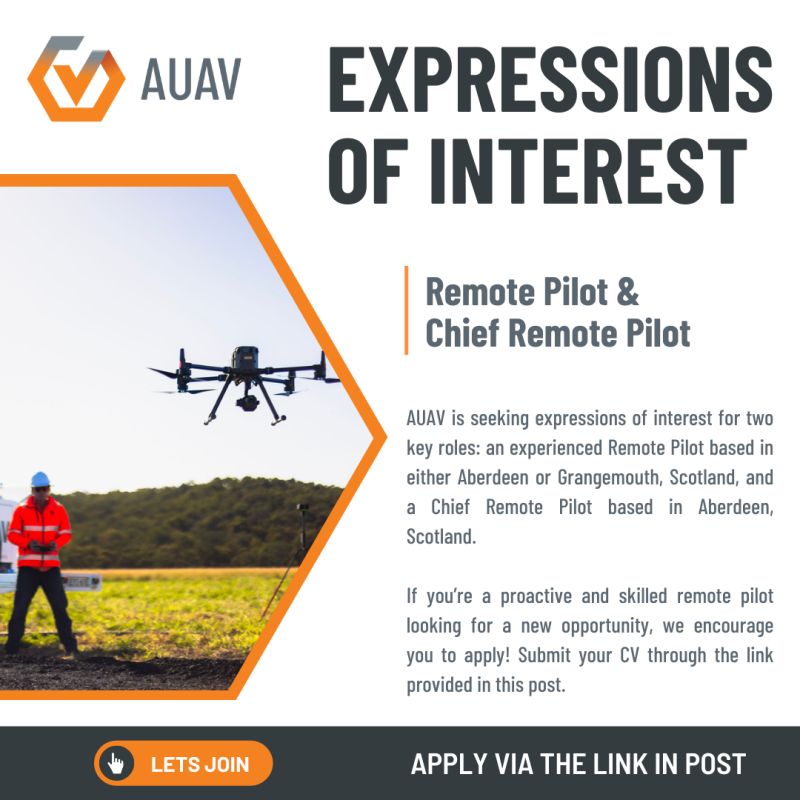 expressions of interest remote pilot chief remote pilot scotland