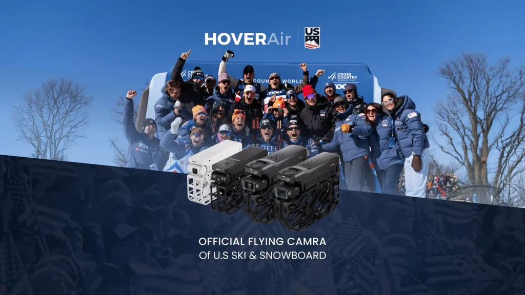 hoverair announced as official flying camera of u s ski snowboard