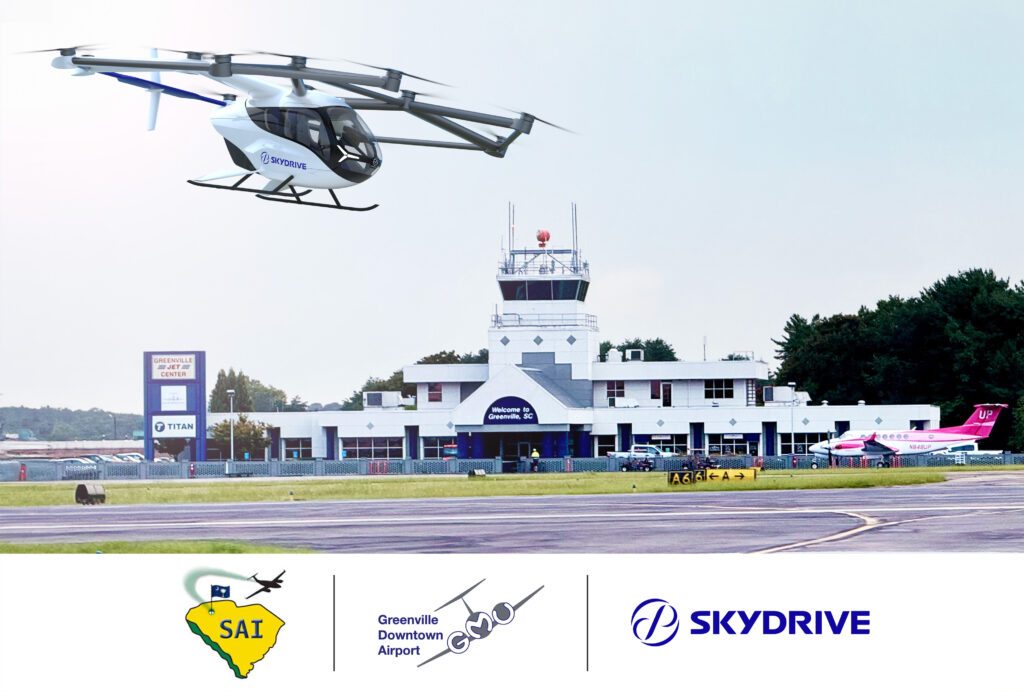 skydrive and sai flight collaborate on electric air taxi routes in south carolina