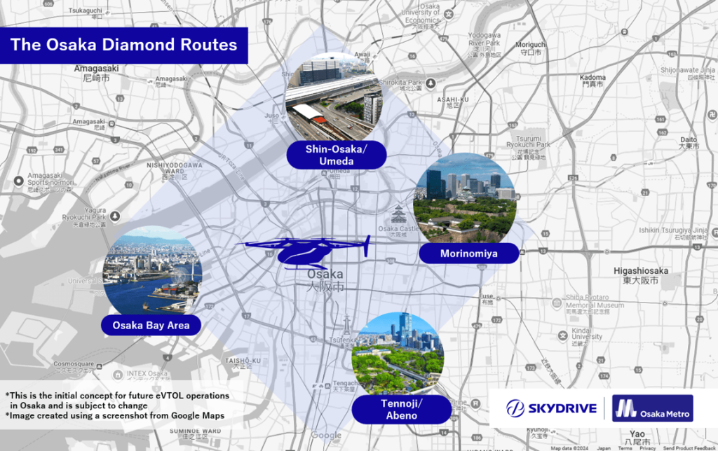 skydrive and osaka metro announce evtol plans for osaka